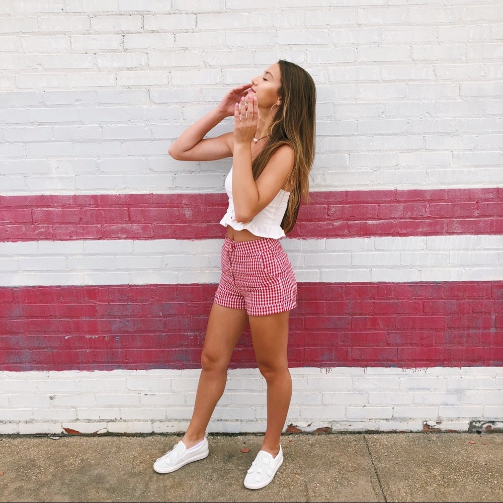 Forever 21 checkered shorts